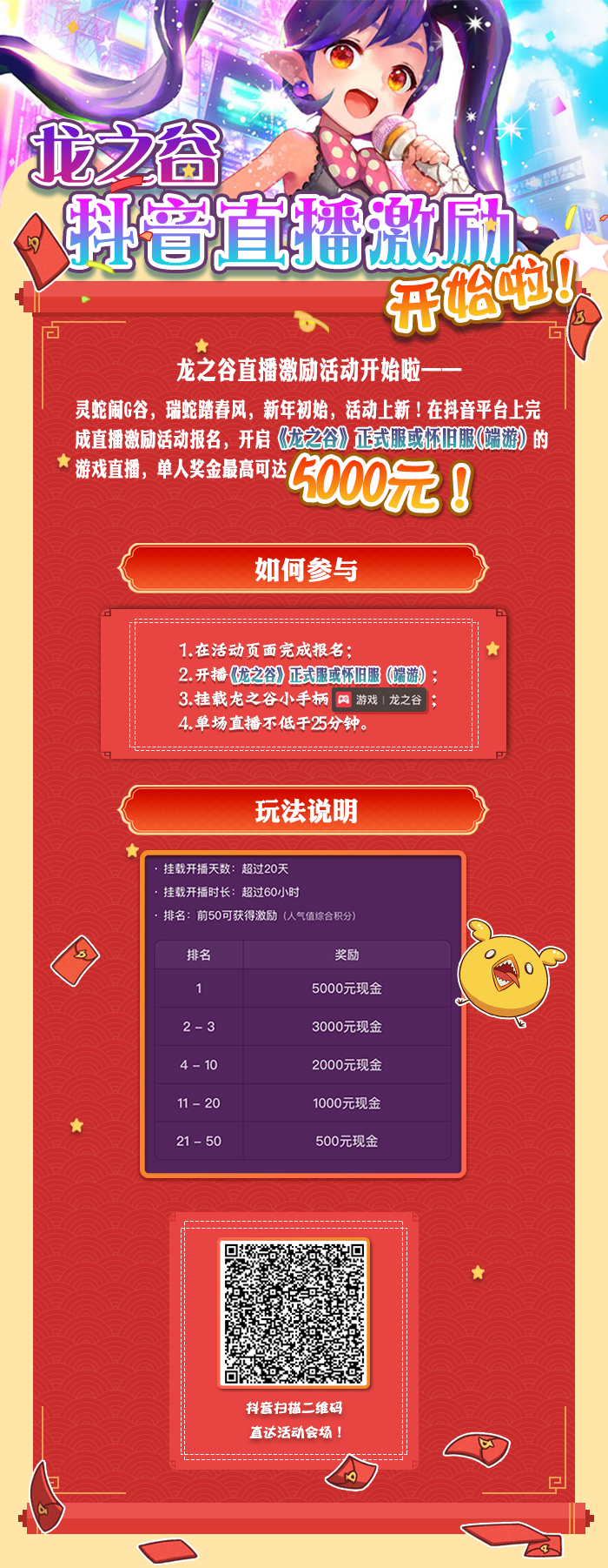 单人奖金可达5000元！抖音直播激励开始啦